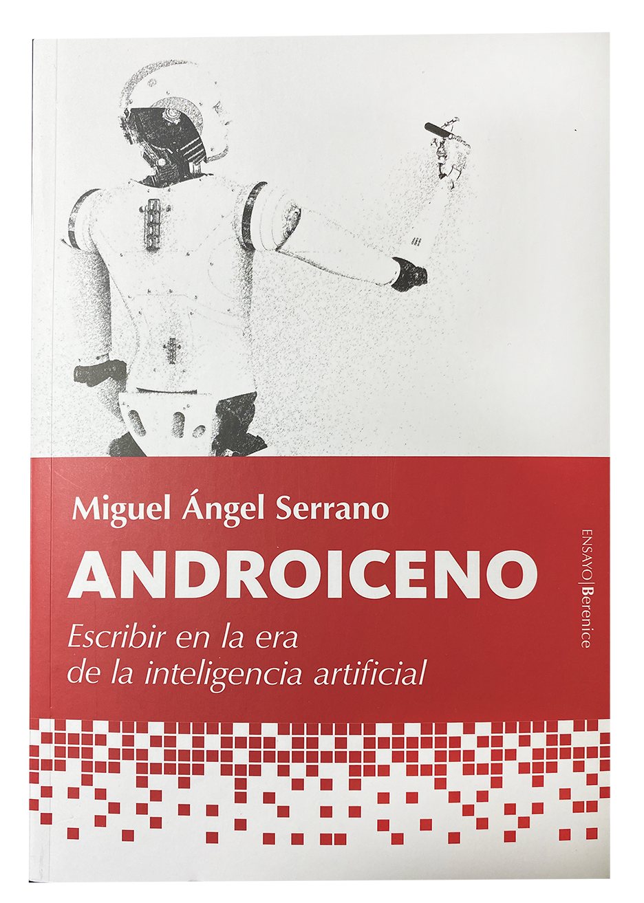 PORTADA DEL IBRO "ANDROICENO: ESCRIBIR EN LA ERA DE LA INTELIGENCIA ARTIFICIAL".